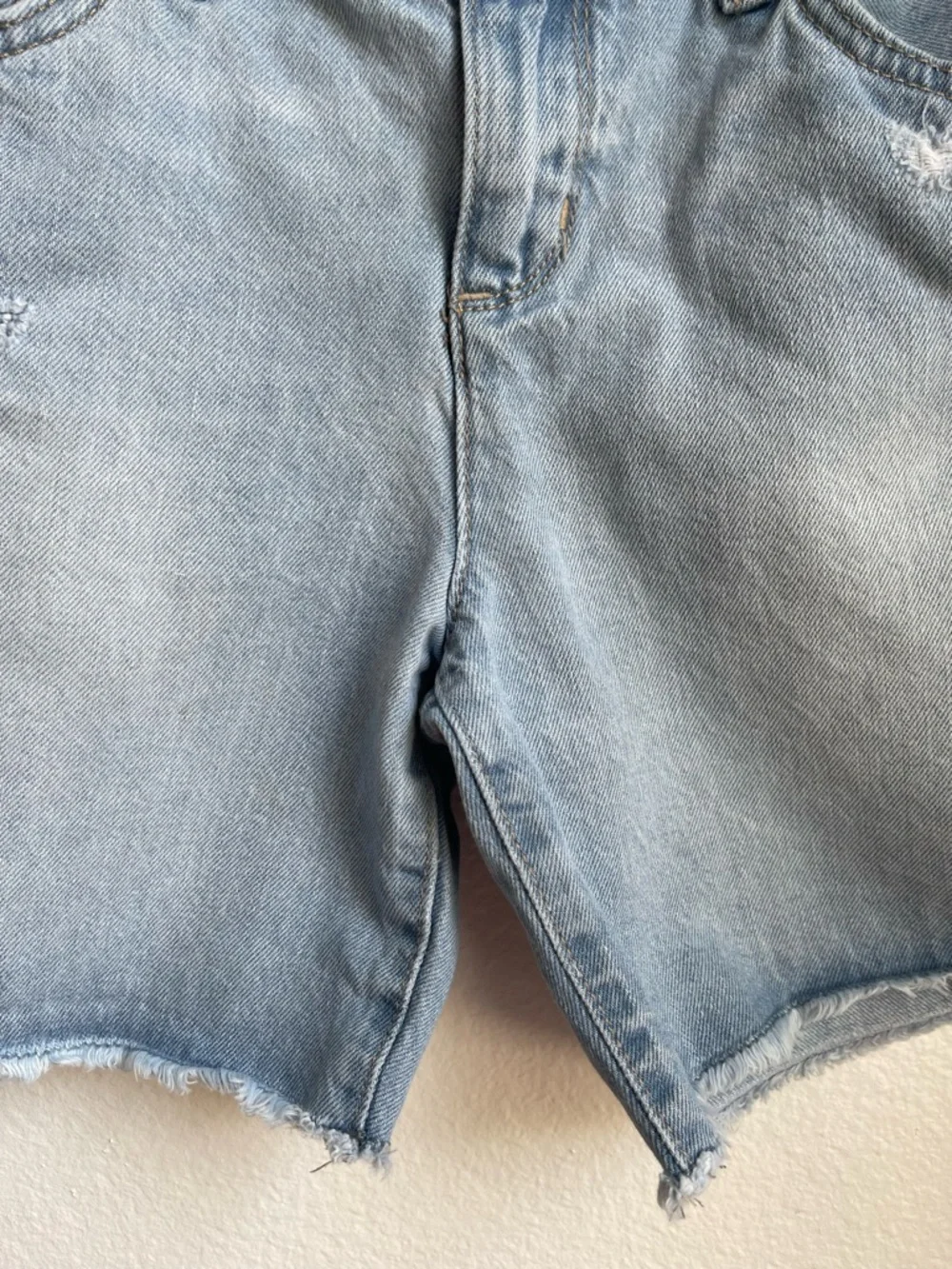The‎ Children's Place Light Blue Distressed Denim Shorts Size 10